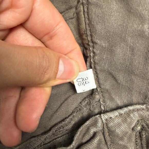 Kenzo Homme Pants Mens 34x34 Brown Linen Blend Relaxed Straight Chino - Picture 10 of 16